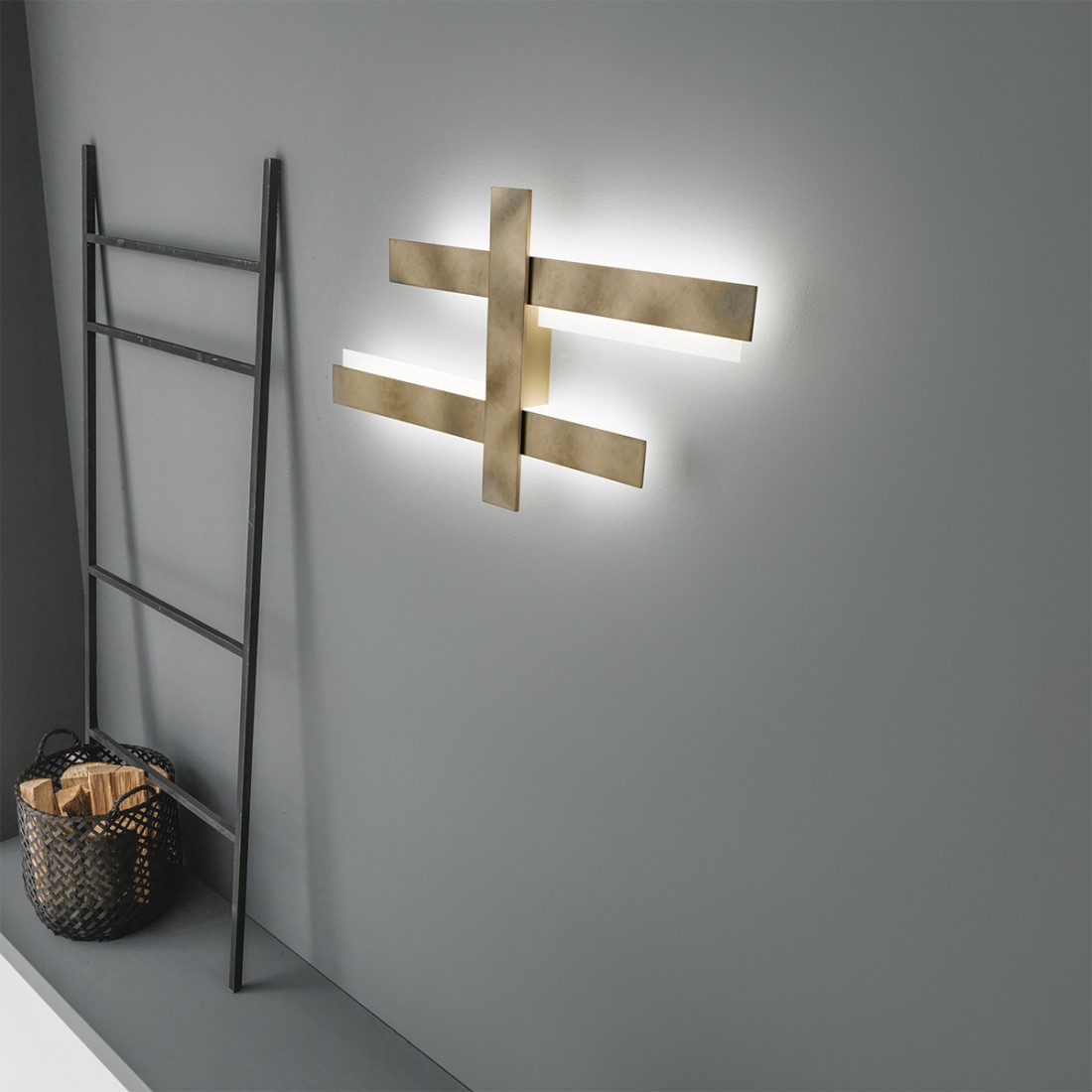 Plafoniera moderna rettangolare modulo led integrato luce calda