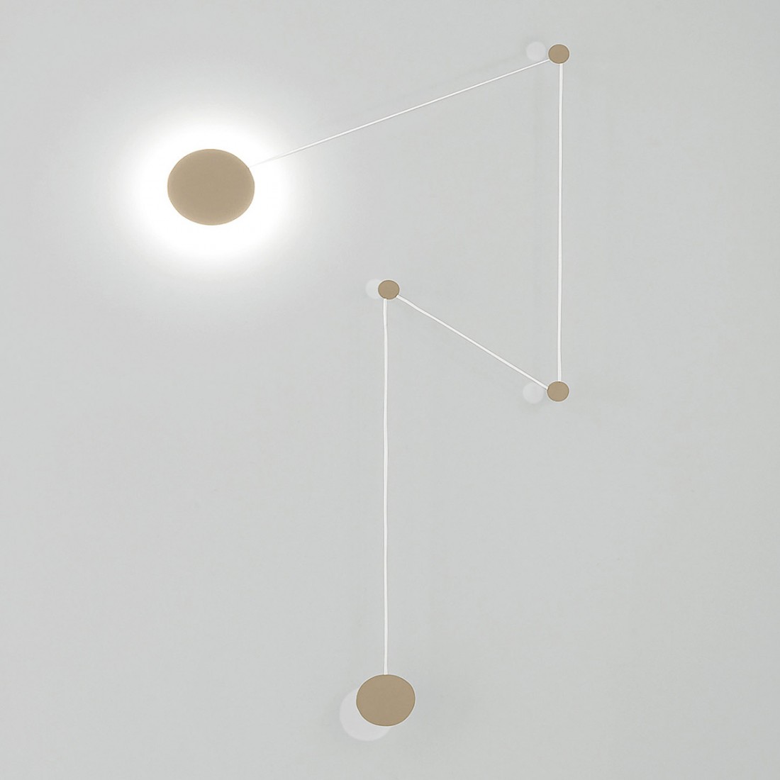 Moderne LED-Wandbehang. Hergestellt in Italien