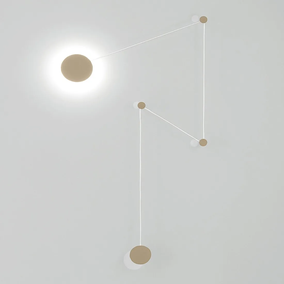 Moderne LED-Wandbehang. Hergestellt in Italien