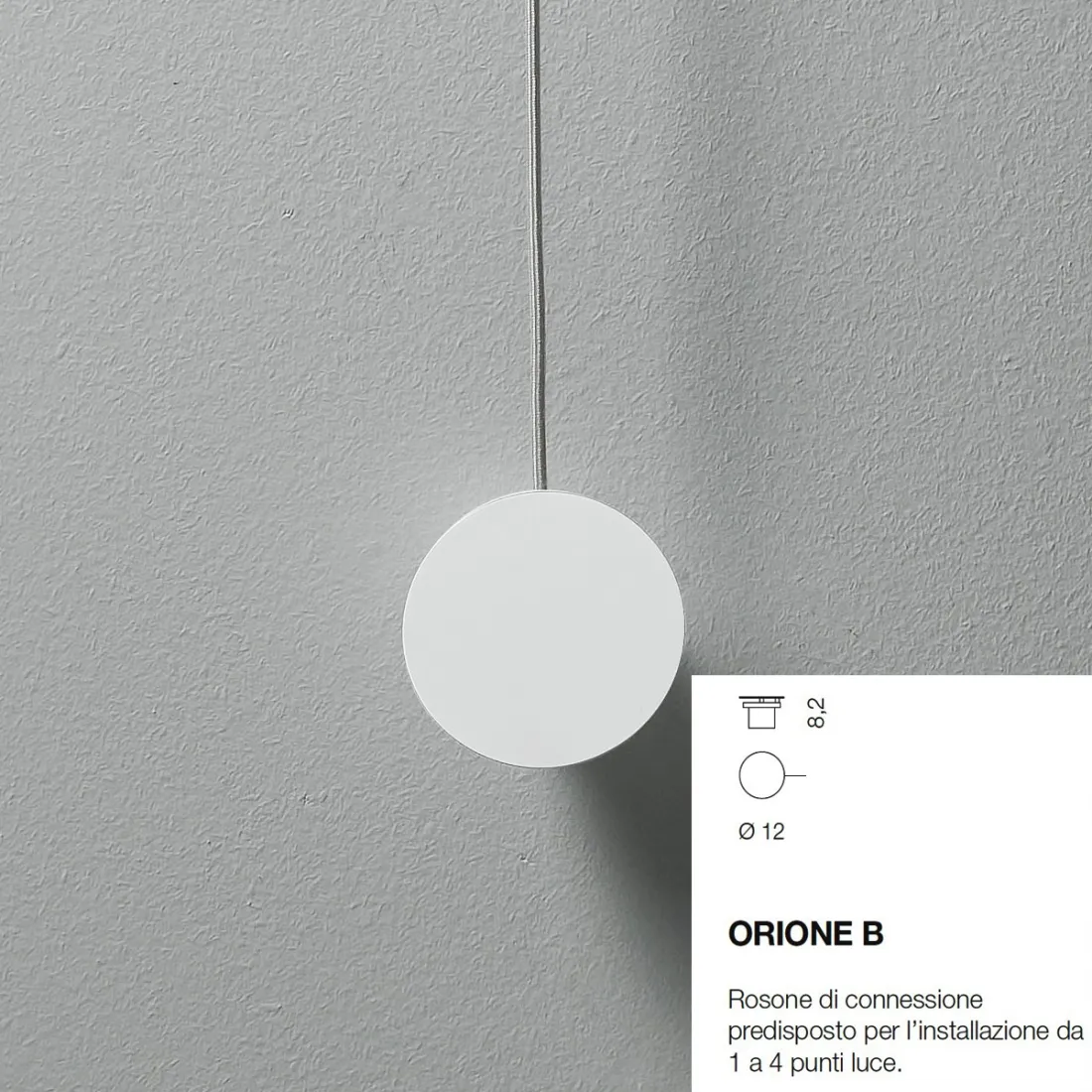 Tesata da parete moderna a led. Made in Italy