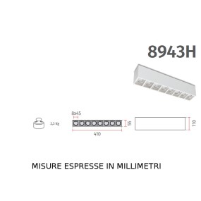 Plafoniera BF-8943 H Belfiore