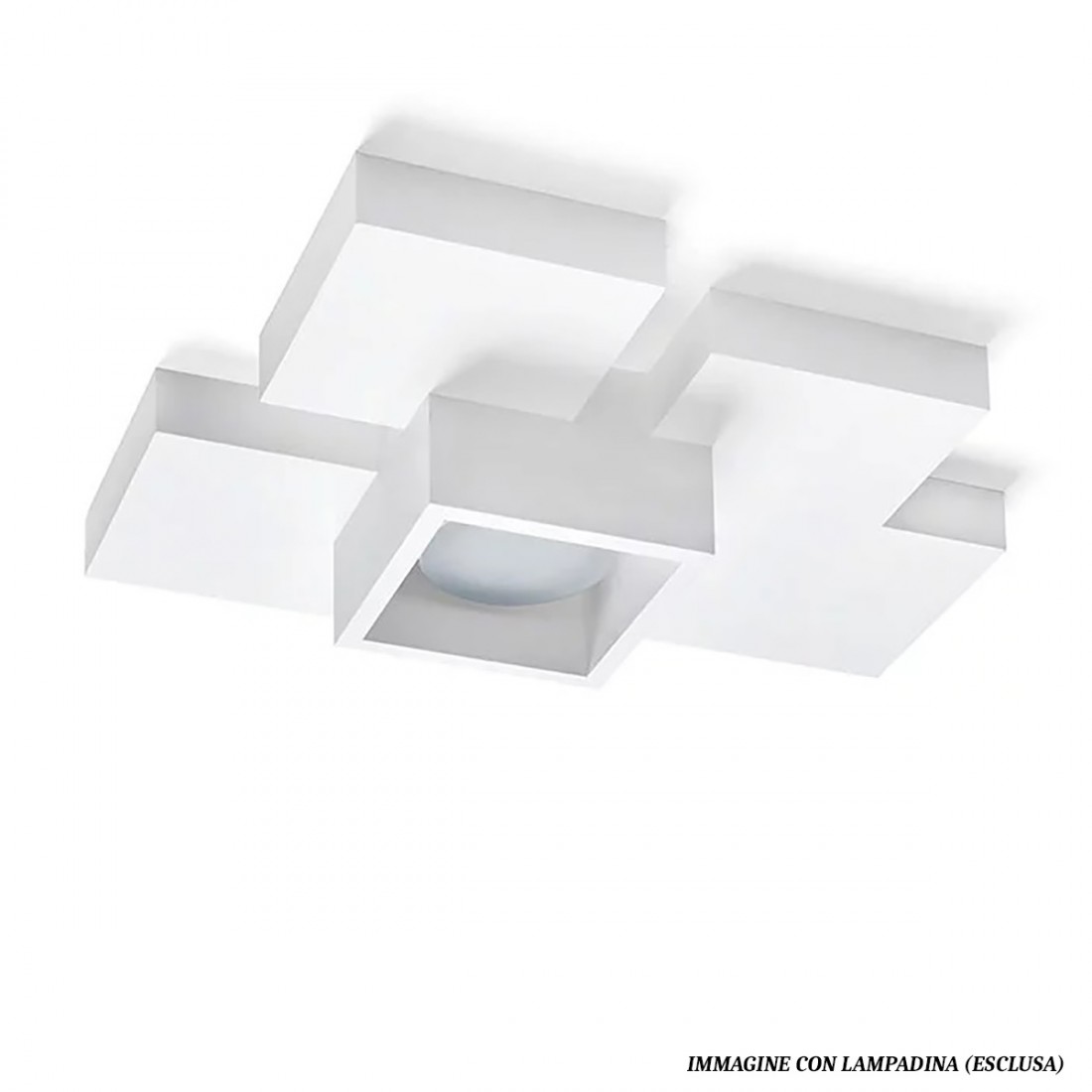 Sforzin Illuminazione SIDE T291 GX53 LED-Gipsdeckenleuchte
