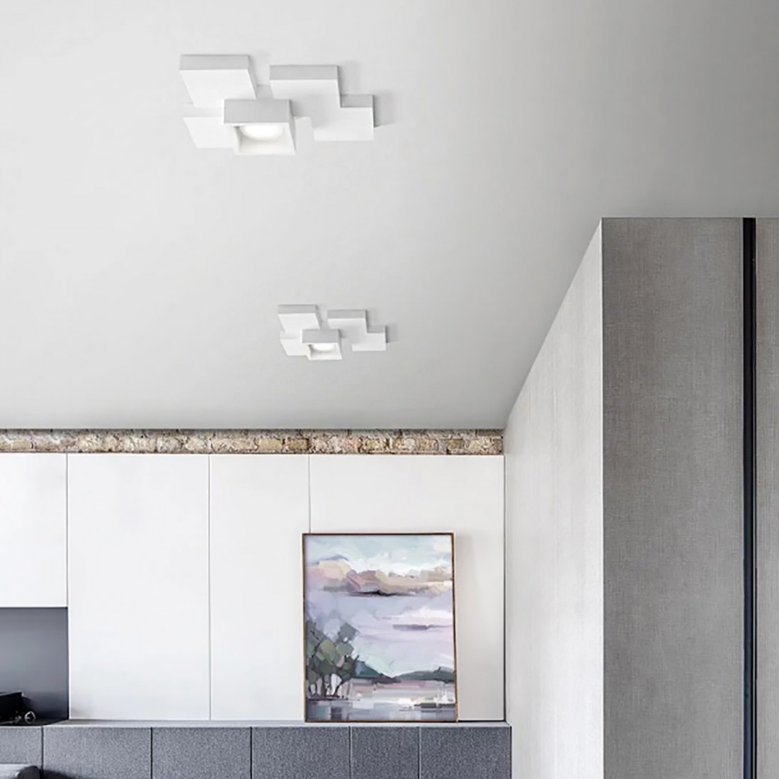 Sforzin Illuminazione SIDE T291 GX53 LED-Gipsdeckenleuchte