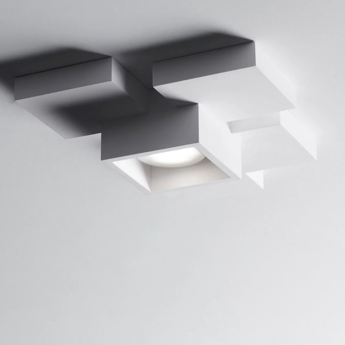 Sforzin Illuminazione SIDE T291 GX53 LED-Gipsdeckenleuchte