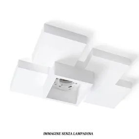 Sforzin Illuminazione SIDE T291 GX53 Plafonnier LED en plâtre