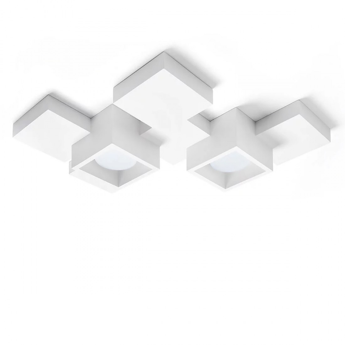 Sforzin Illuminazione SIDE T292 GX53 LED-Gips-Deckenleuchte