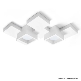Sforzin Illuminazione SIDE T292 GX53 LED-Gips-Deckenleuchte