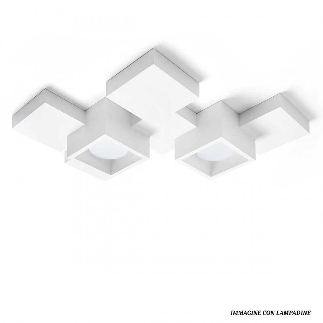 Sforzin Illuminazione SIDE T292 GX53 LED-Gips-Deckenleuchte