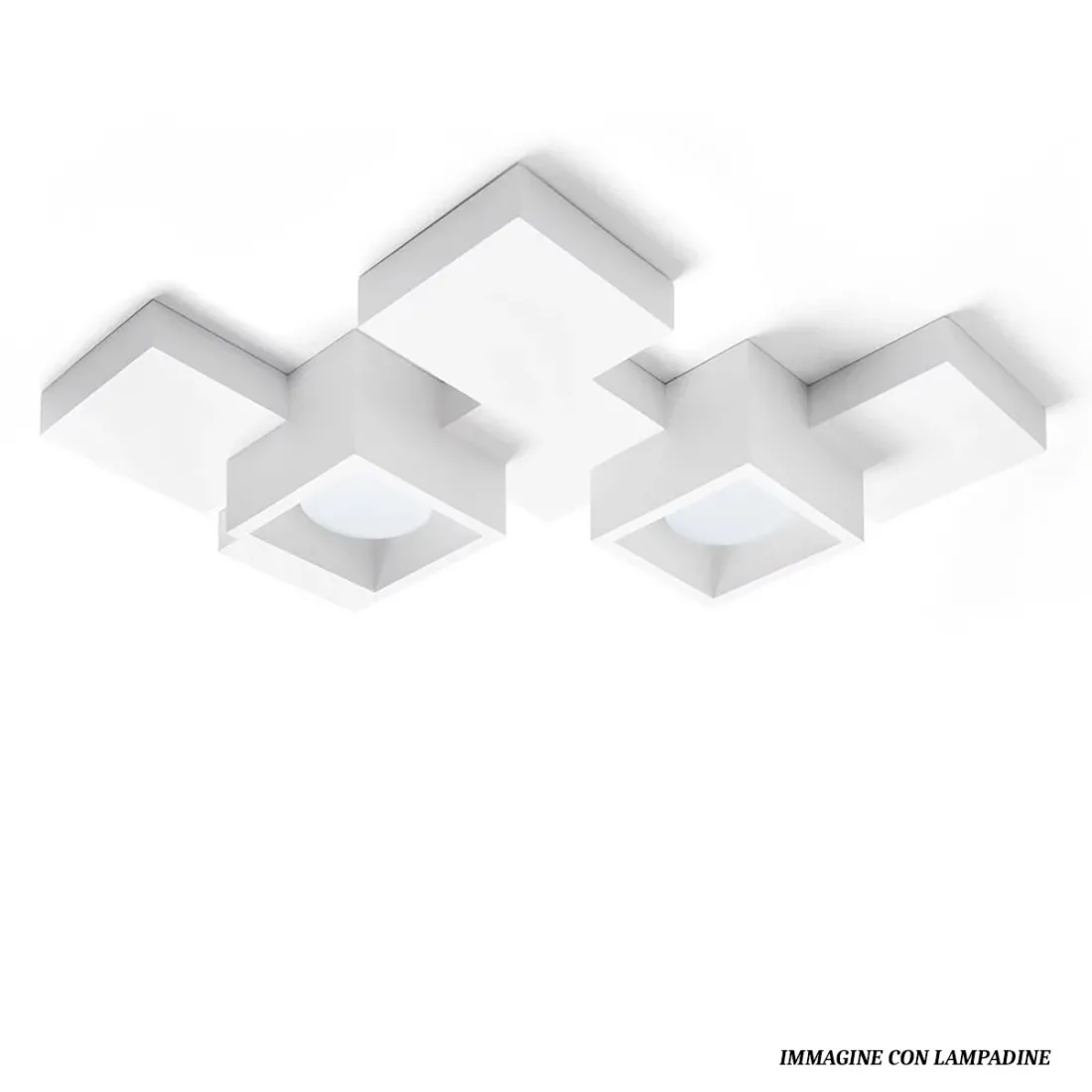 Sforzin Illuminazione SIDE T292 GX53 lámpara LED de techo de yeso