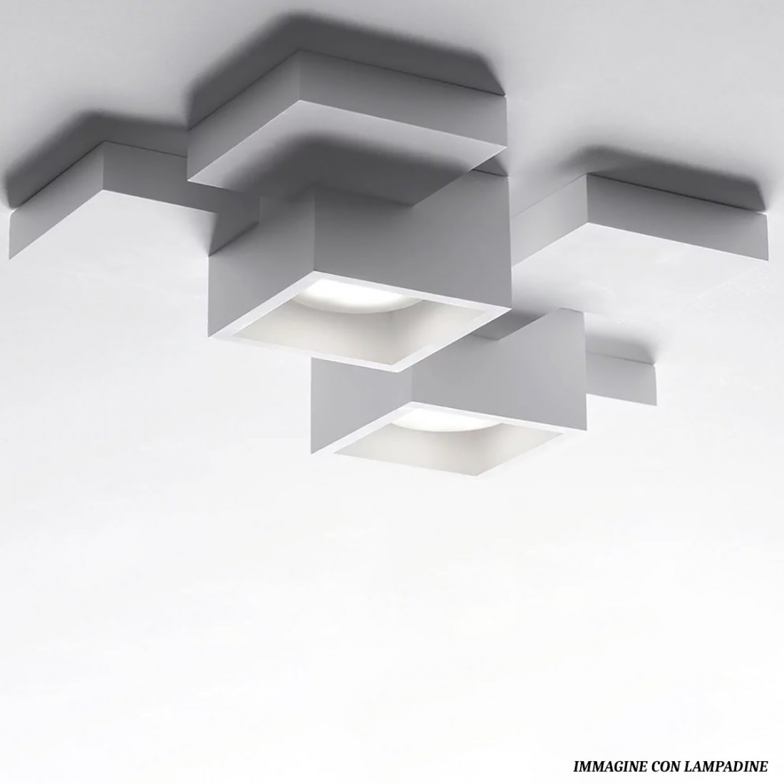 Sforzin Illuminazione SIDE T292 GX53 LED-Gips-Deckenleuchte