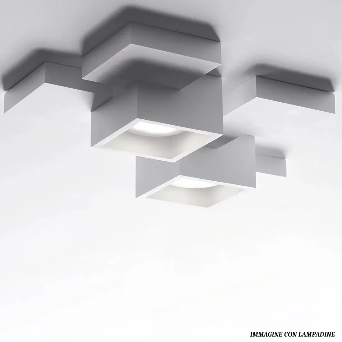 Sforzin Illuminazione SIDE T292 GX53 lámpara LED de techo de yeso