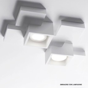 Sforzin Illuminazione SIDE T292 GX53 lámpara LED de techo de yeso