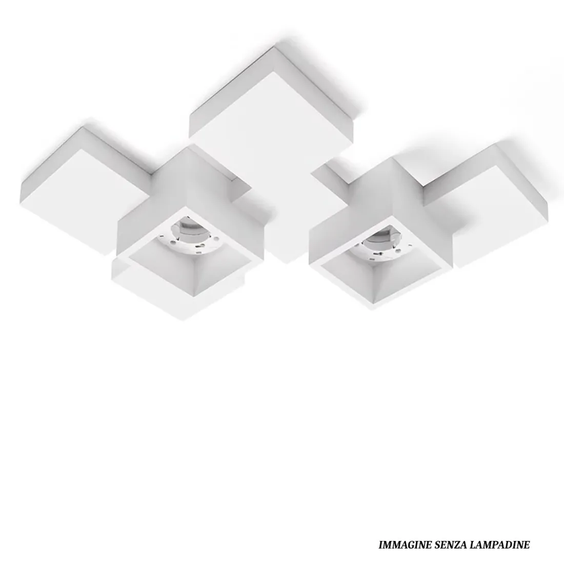 Sforzin Illuminazione SIDE T292 GX53 lámpara LED de techo de yeso