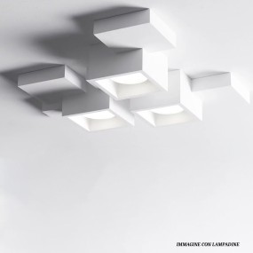 Sforzin Illuminazione SIDE T293 GX53 LED-Gips-Deckenleuchte