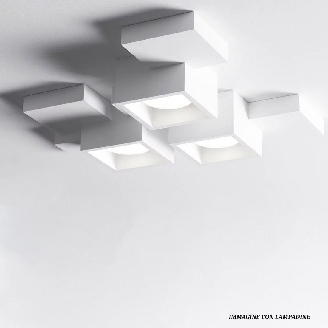 Sforzin Illuminazione SIDE T293 GX53 LED-Gips-Deckenleuchte