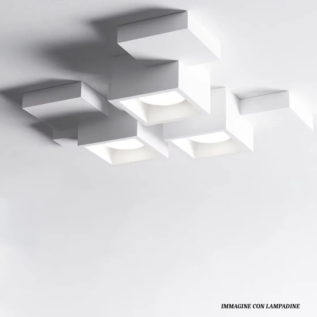 Sforzin Illuminazione SIDE T293 GX53 lámpara LED de techo de yeso