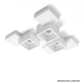 Sforzin Illuminazione SIDE T293 GX53 LED-Gips-Deckenleuchte