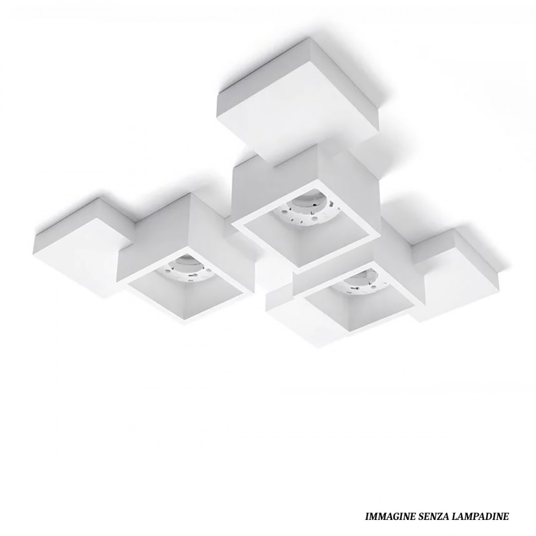 Sforzin Illuminazione SIDE T293 GX53 LED-Gips-Deckenleuchte