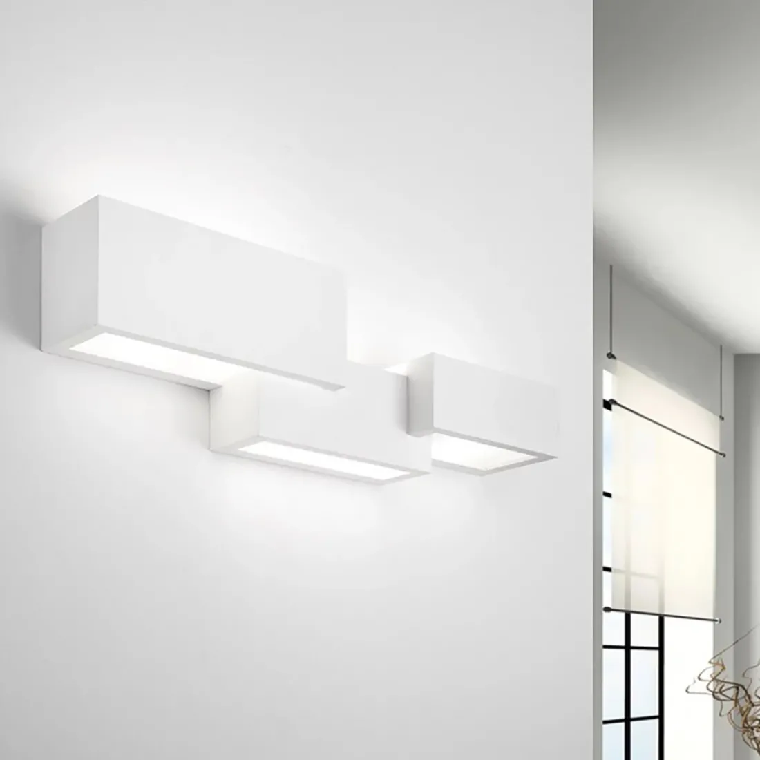 Sforzin PARO T270 G9 aplique LED de yeso