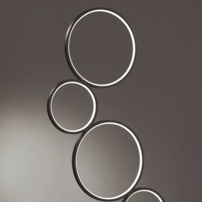 Lampadaire annulaire moderne Rondo Trio Lighting 422610532