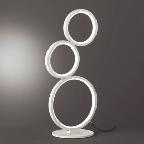 Abat-jour moderna Trio lighting RONDO LED metallo dimmerabile lampada tavolo