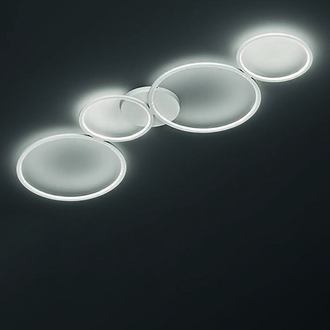 Plafoniera moderna ad anelli Rondo Trio Lighting 6226104032