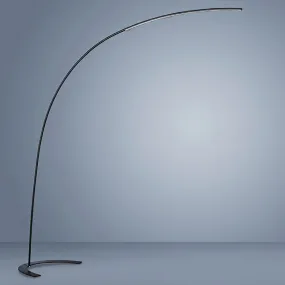 Trio Lighting dimmbare LED-Stehleuchte mit gewölbtem Arm