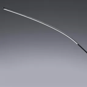 Trio Lighting dimmbare LED-Stehleuchte mit gewölbtem Arm