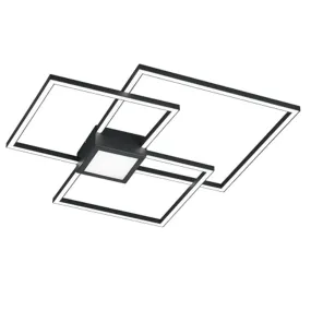 Plafoniera Hydra Trio Ligthing quadrati a led dimmerabili