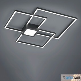 Hydra Trio Ligthing quadratische dimmbare LED-Deckenleuchte