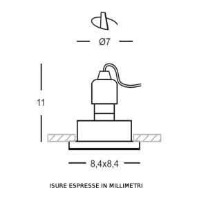 Spot encastré GE-GFA375 GFA376 GFA374 Gea Led