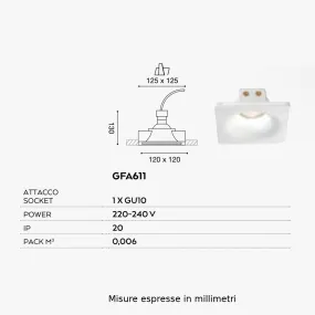 GE-GFA611 Gea Led spot encastré