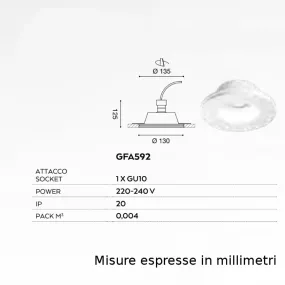 Spot encastré GE-GFA592 Gea Led