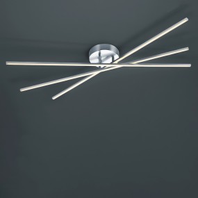 Trio Lighting Deckenleuchte TIRIAC 25.5W LED 2850LM 3000 ° K dimmbare ultramoderne Indoor-Dreh-Deckenleuchte