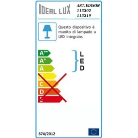 Sospensione Edison SP1 Ideal lux