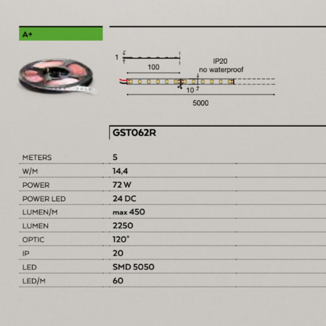 Bande de led GE-GST062R Gea Led