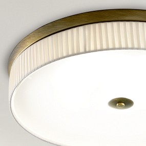 Plafonnier classique à 3 lumières E27 LED d'intérieur IP20.