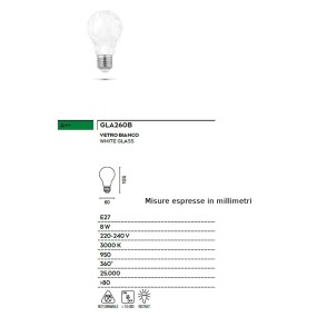 GE-GLA260B Gea Led ampoule