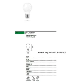 Lampadina GE-GLA260B Gea Led