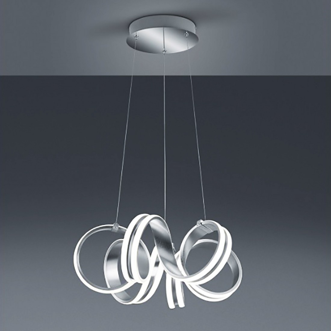 Carrera Kronleuchter 325010105 Trio Lighting dimmbare LED