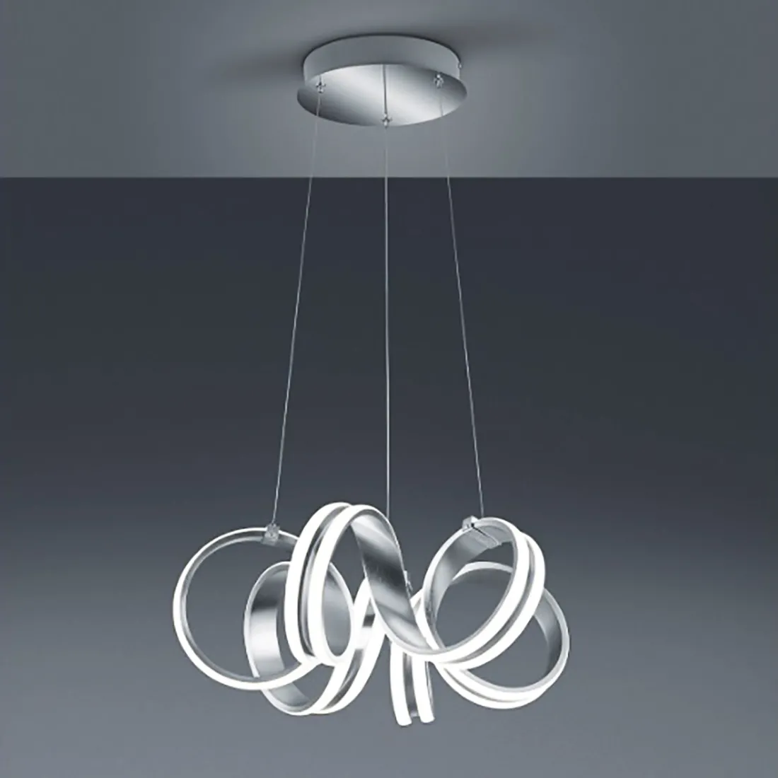 Lustre Carrera 325010105 Trio Lighting LED à intensité variable