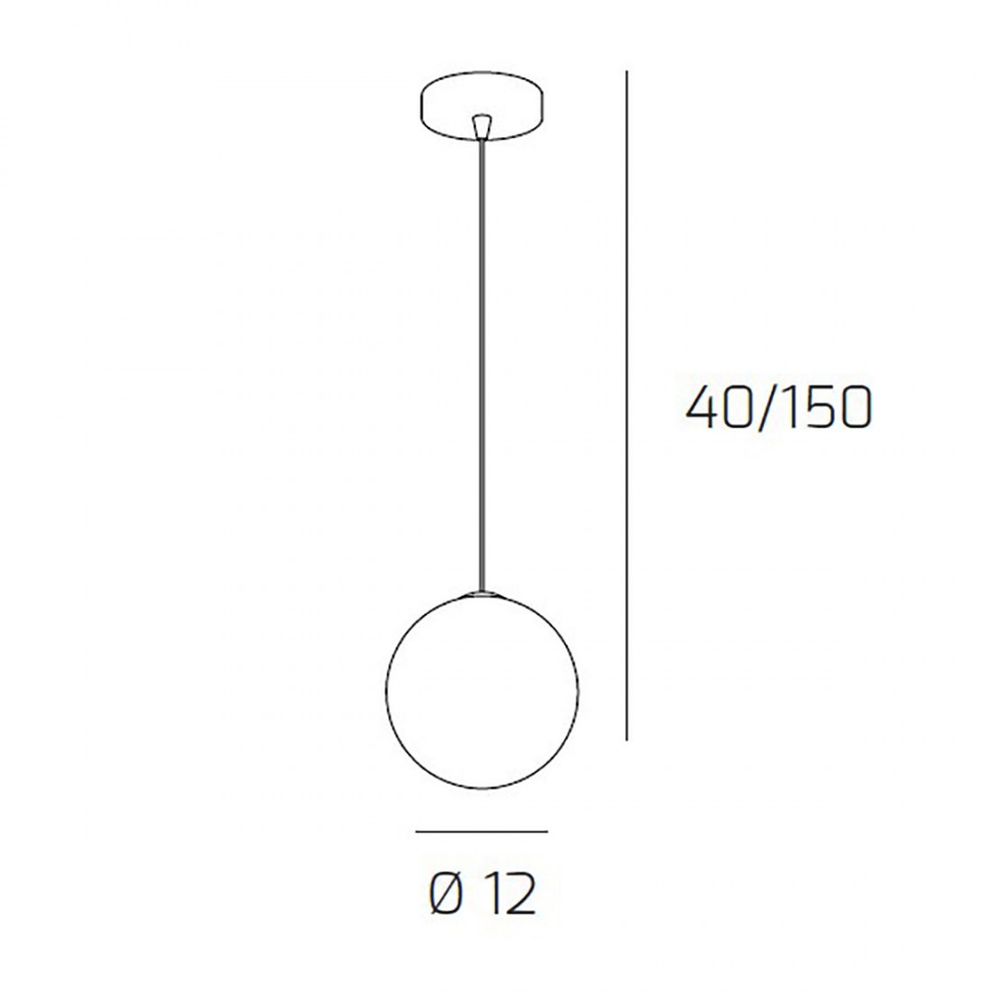 Lampadario WILLOW 1098 S1 Top Light