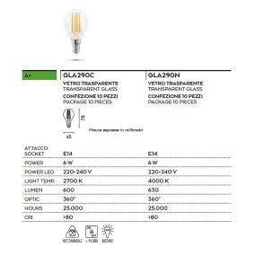Lampadine confezione 10 PZ...