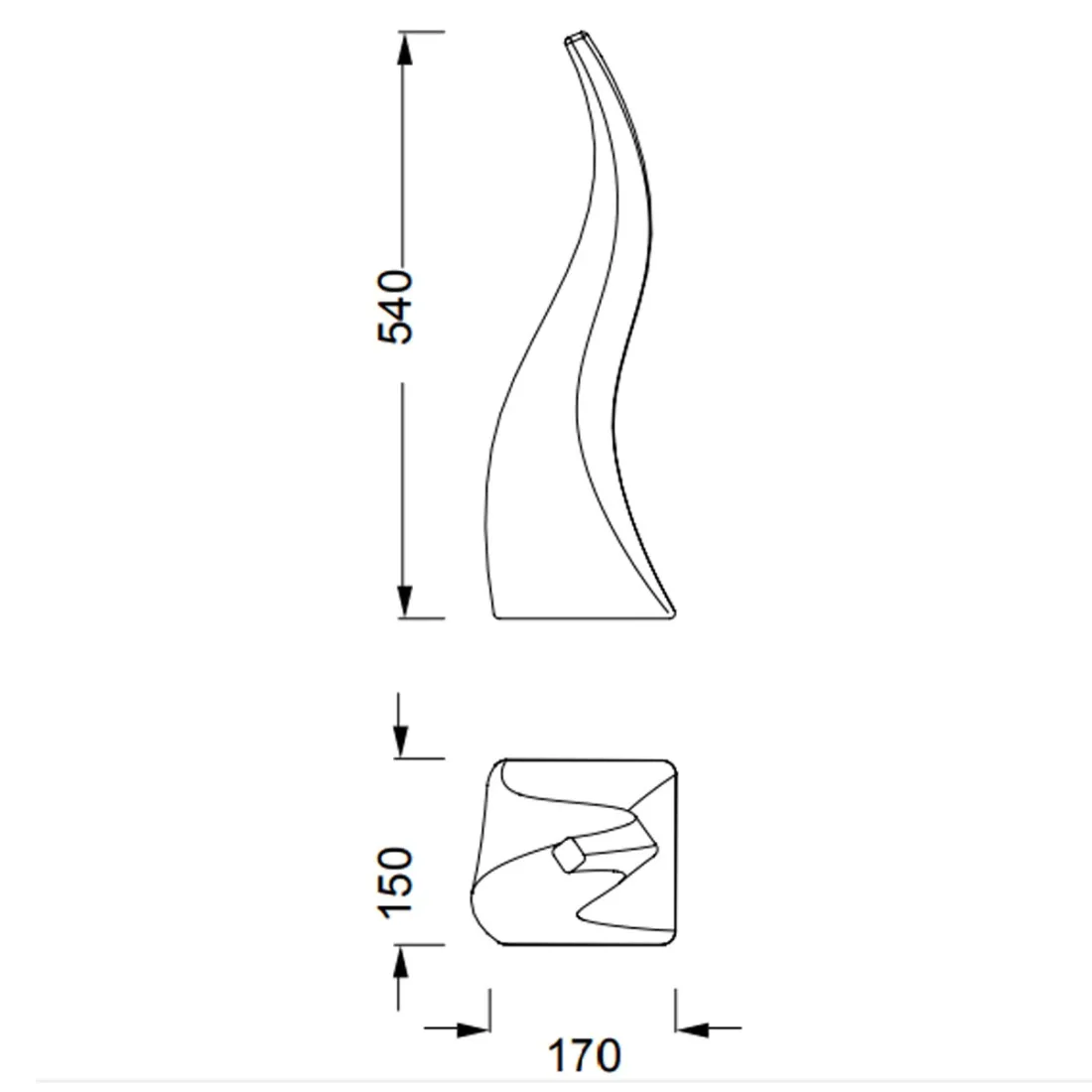 Lámpara Mantra FLAME 1326 IP65 lámpara moderna IP65 IP20