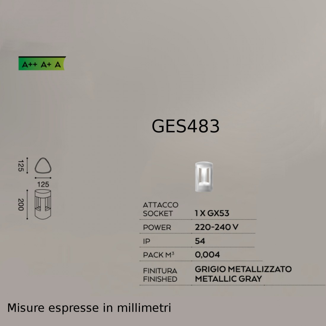 Lampioncino GE-GES483 Gea Led