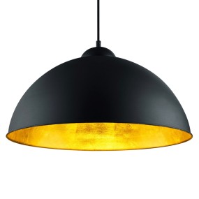 Romino Trio Lighting schwarz und gold moderner, klassischer, rustikaler LED-Kronleuchter