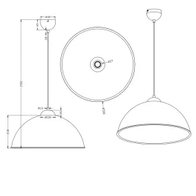 Lustre classique Trio Lighting ROMINO II 308000132 E27 LED