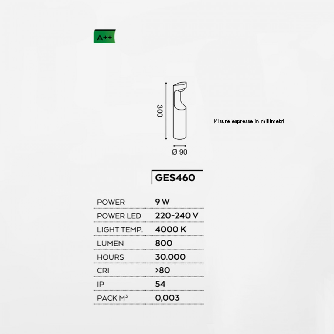 GE-GES460 Gea Led lanterne