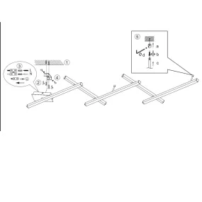 Plafoniera moderna Trio Lighting MELBY 651210507 LED RGBW
