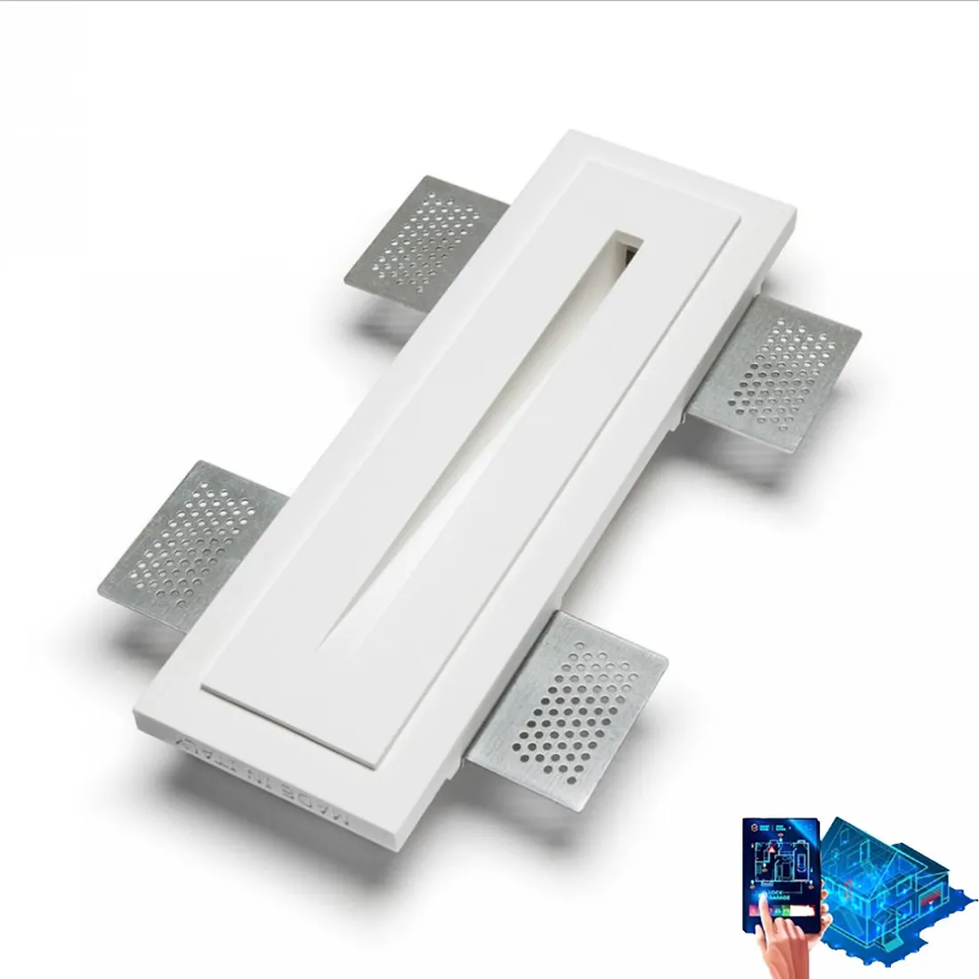 Unterputz-Einbaustrahler 4100F Belfiore 9010